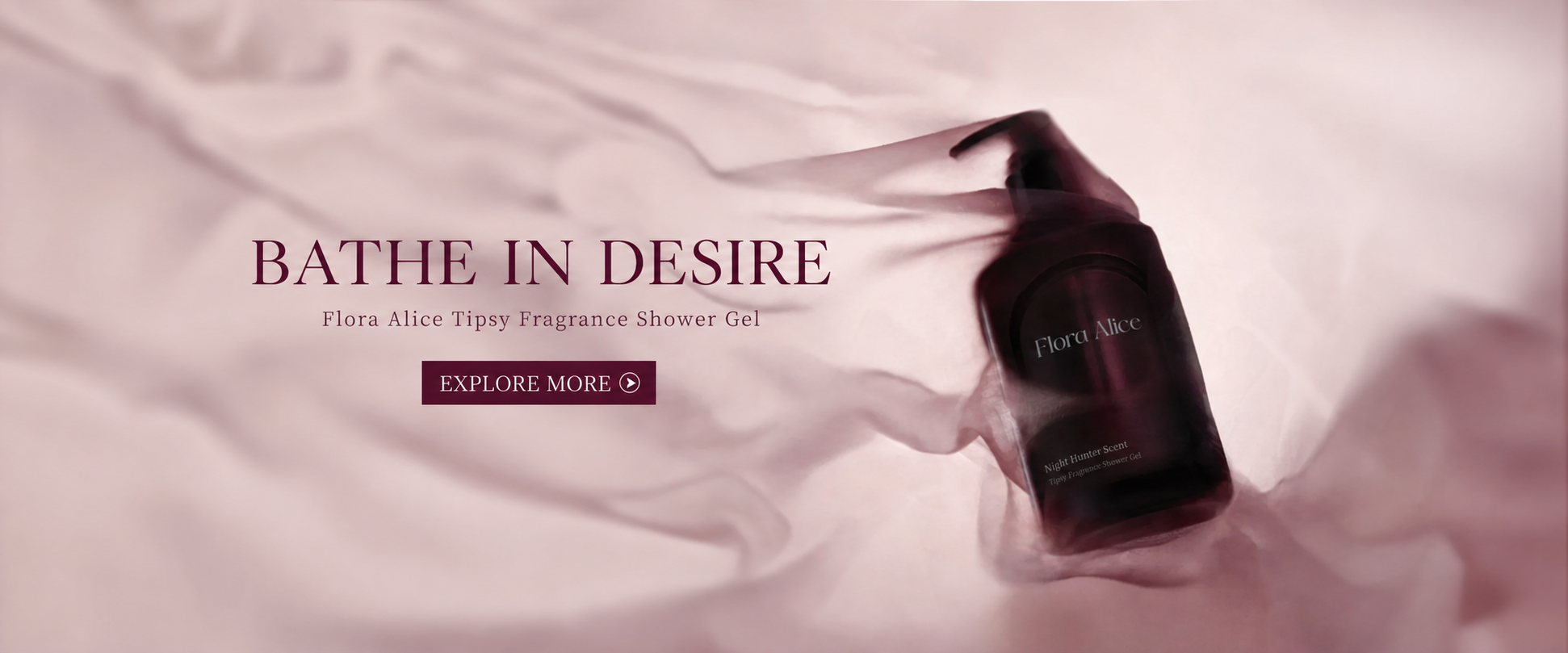 Bathe in Desire — Flora Alice Night Hunter Tipsy Fragrance Shower Gel