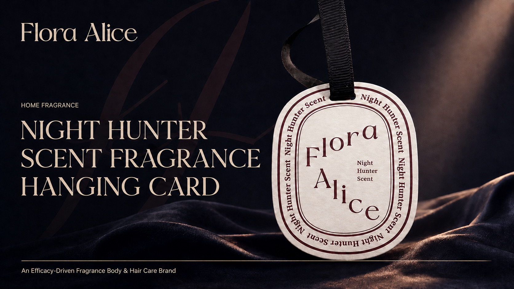 NIGHT HUNTER SCENT FRAGRANCE HANGING CARD