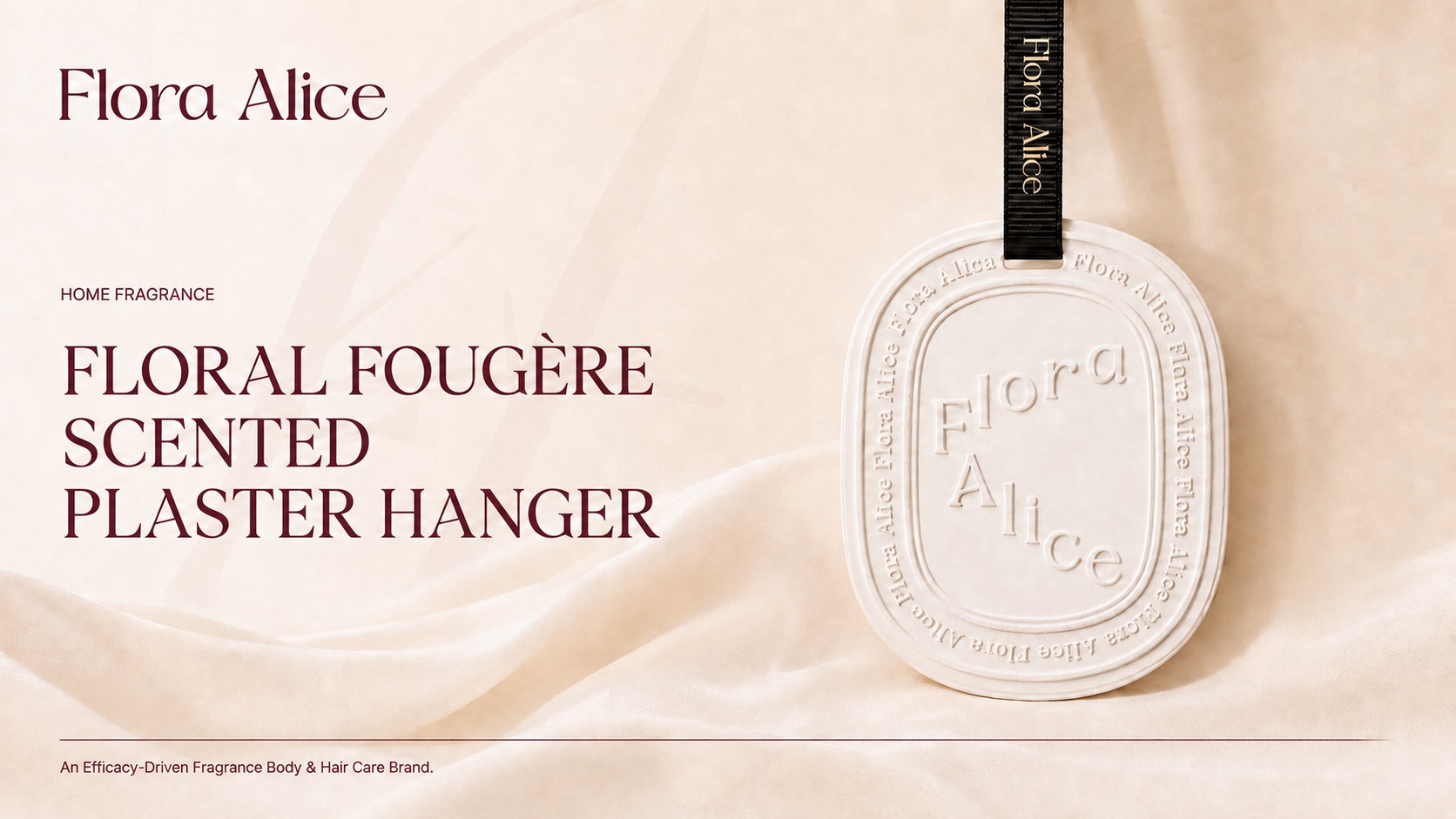 FLORAL FOUGÈRE SCENTED PLASTER HANGER