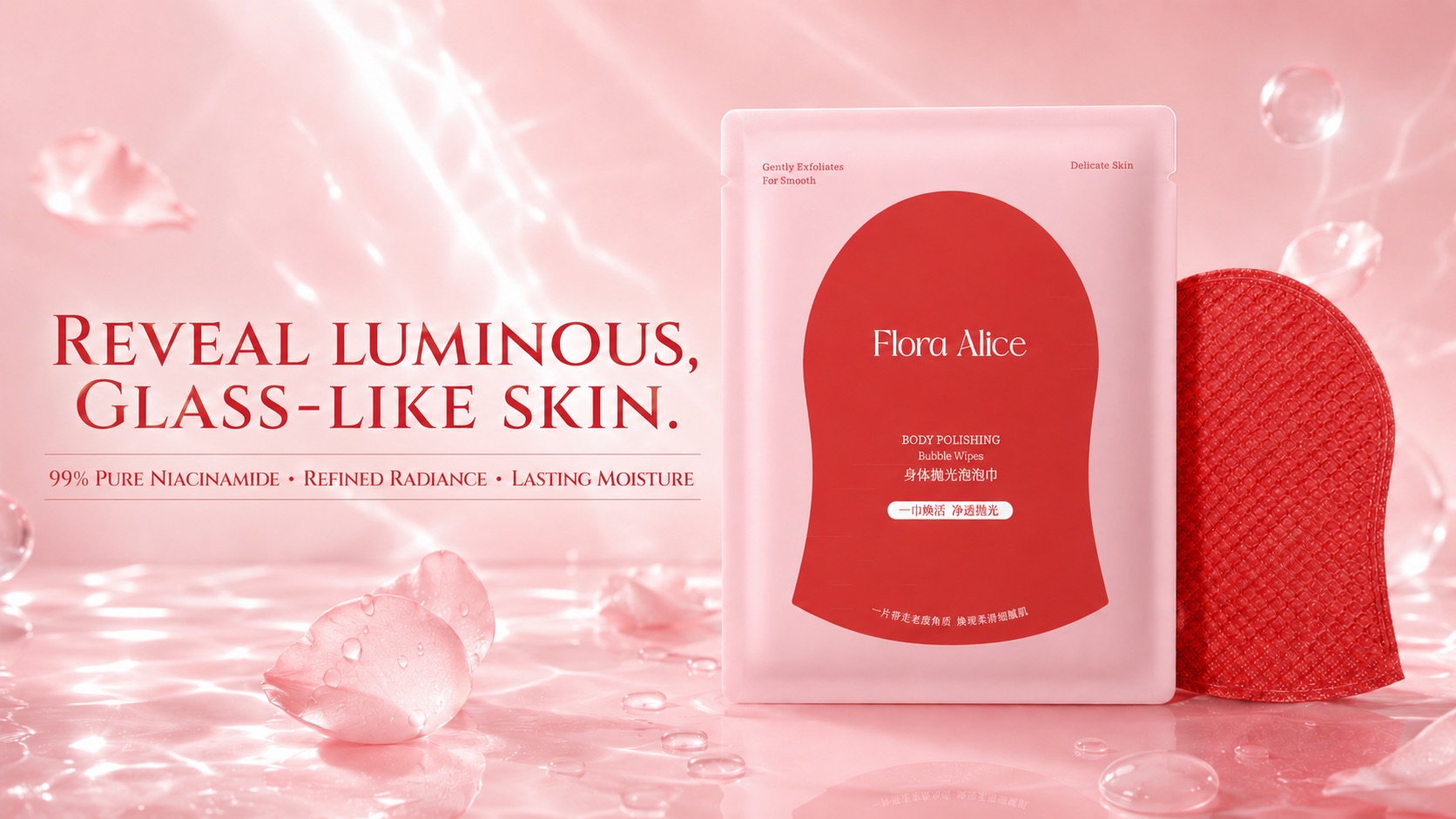 Body Polishing Bubble Wipes · scent and care story 5