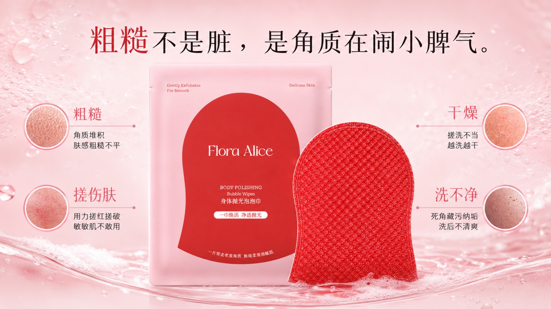 身体抛光泡泡巾 · 香气与护理体验 2