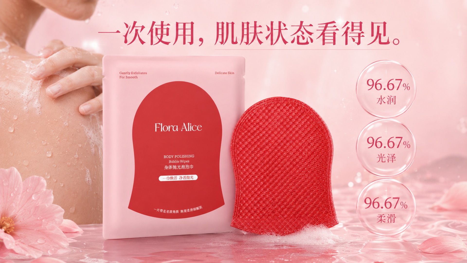 身体抛光泡泡巾 · 香气与护理体验 3