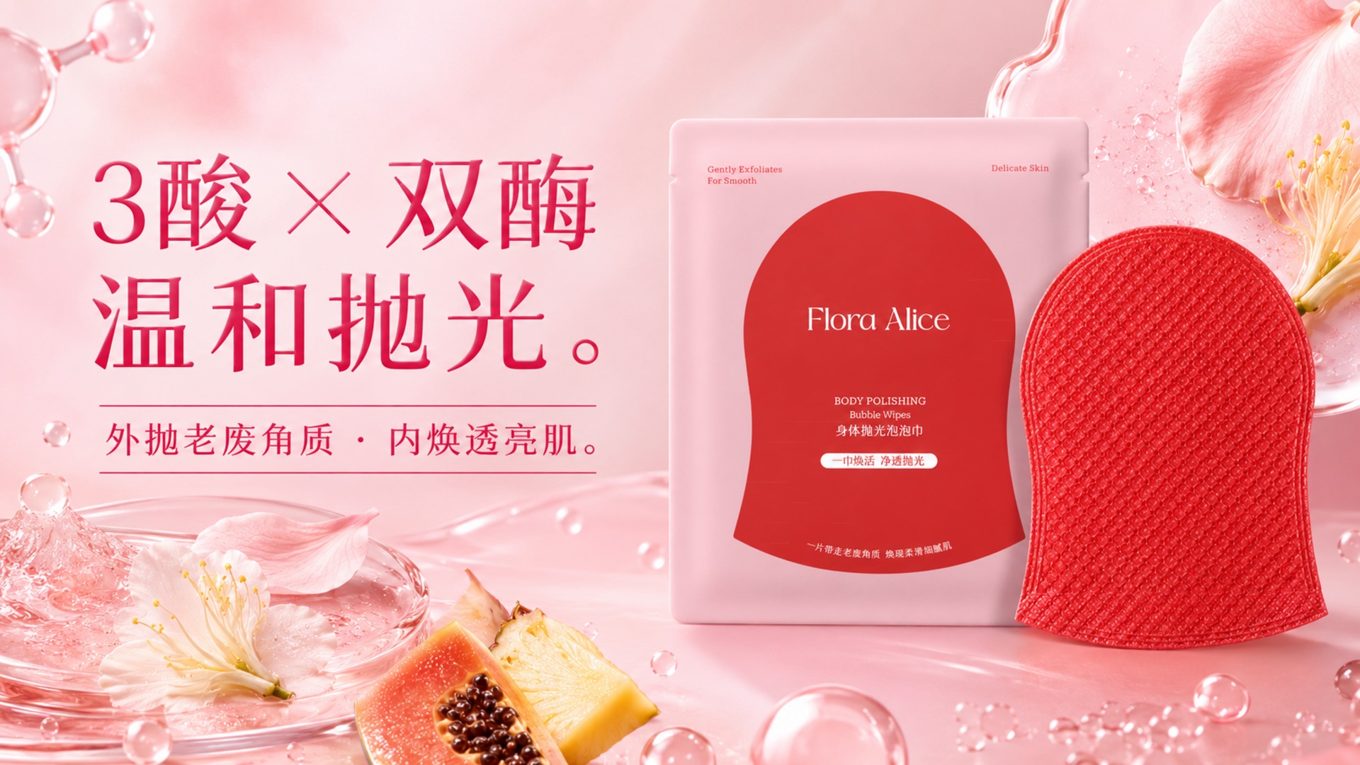 身体抛光泡泡巾 · 香气与护理体验 4