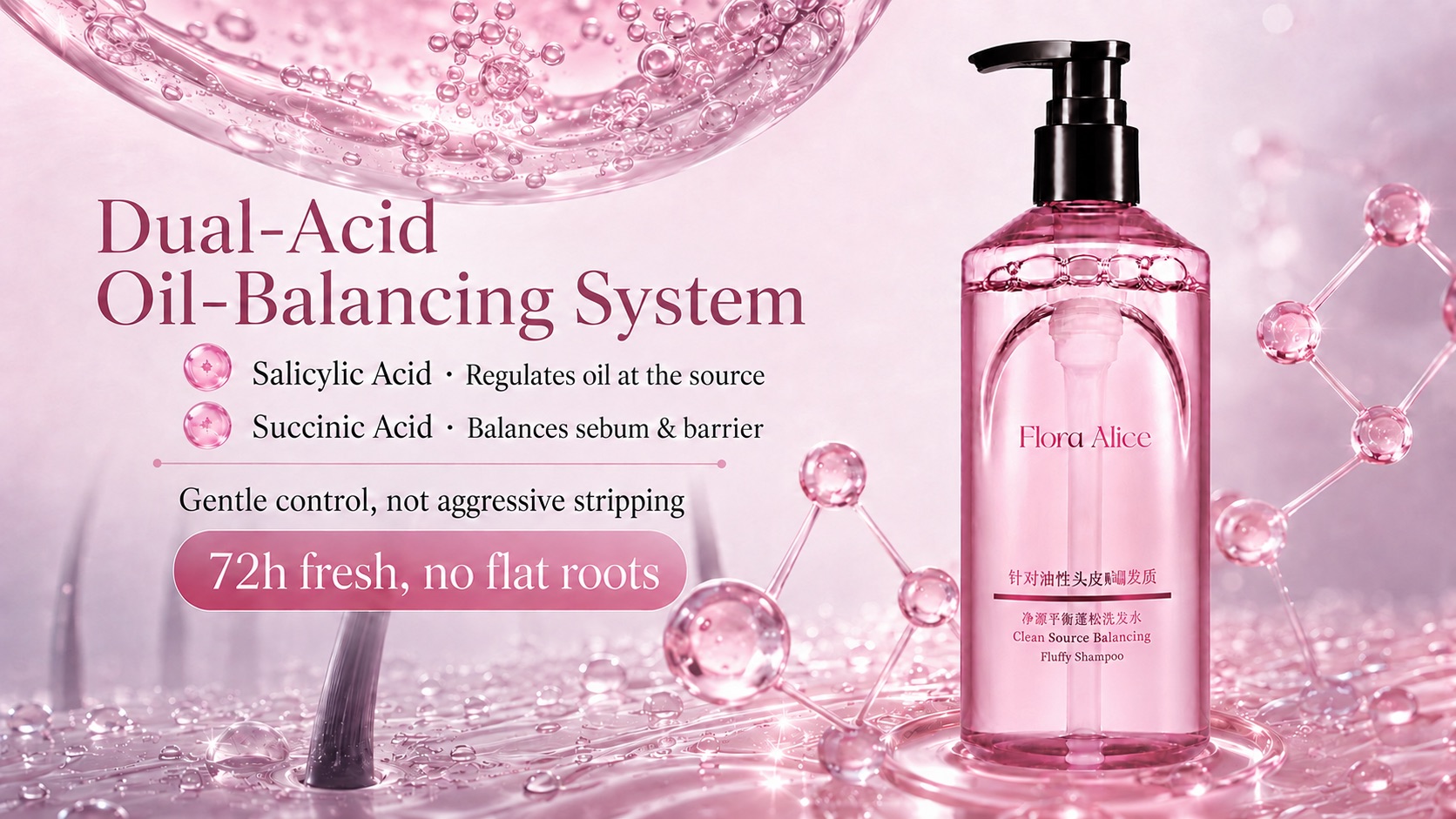 Clean Source Balancing Fluffy Shampoo · scent and care story 4