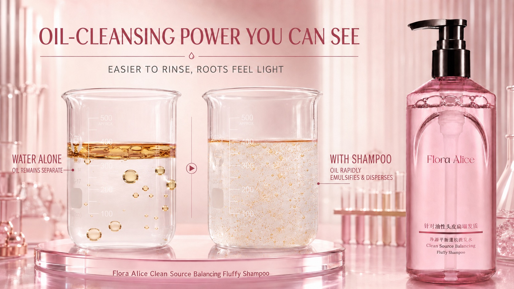 Clean Source Balancing Fluffy Shampoo · scent and care story 9