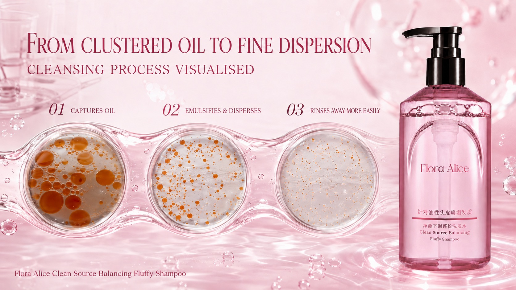 Clean Source Balancing Fluffy Shampoo · scent and care story 10