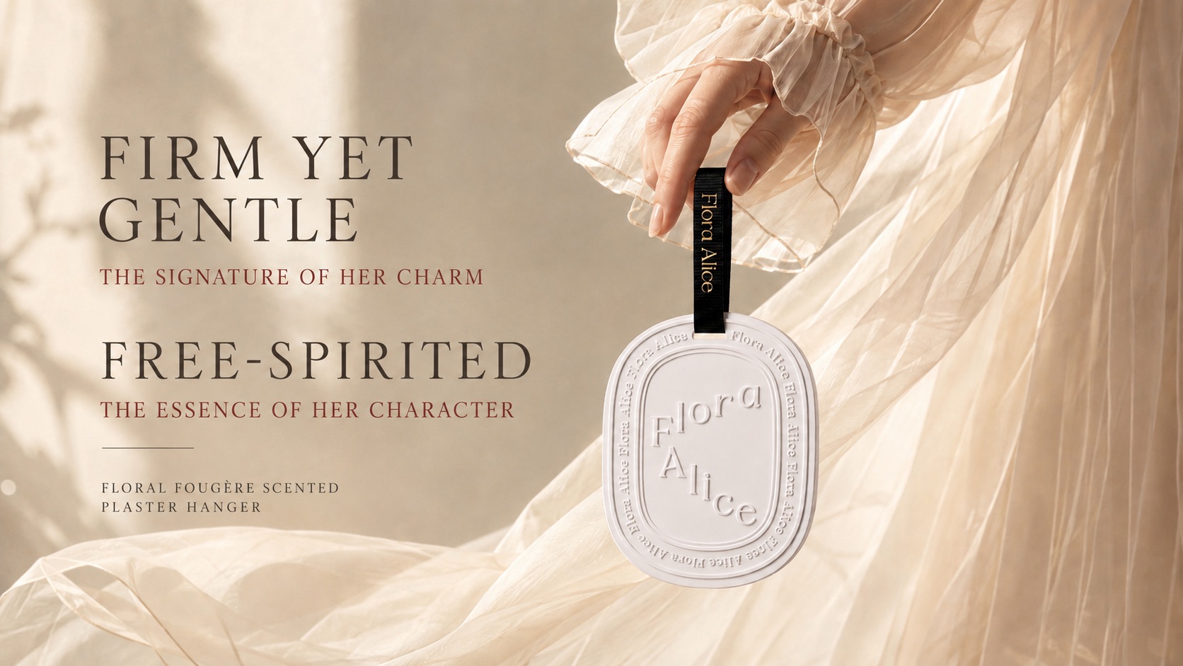 Floral Fougère Scented Plaster Hanger · scent and care story 2