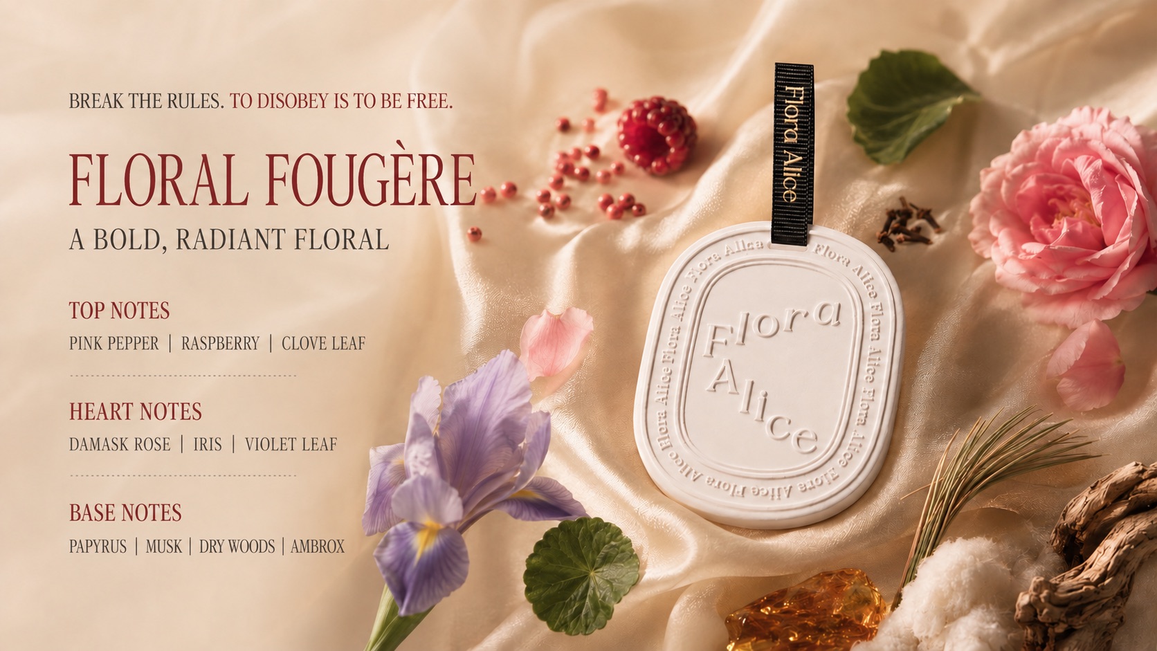 Floral Fougère Scented Plaster Hanger · scent and care story 3