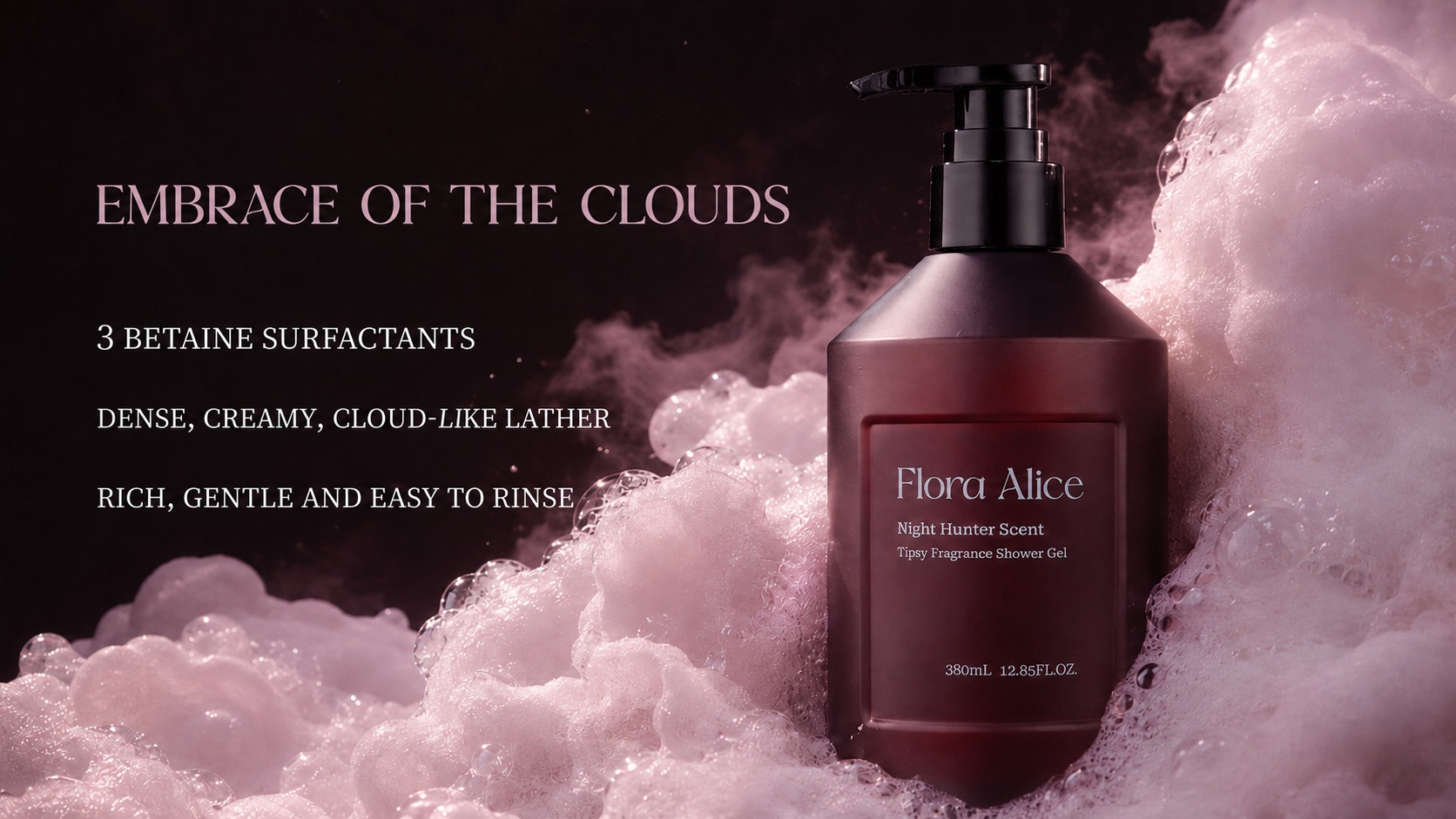 Tipsy Fragrance Shower Gel · Night Hunter · scent and care story 5