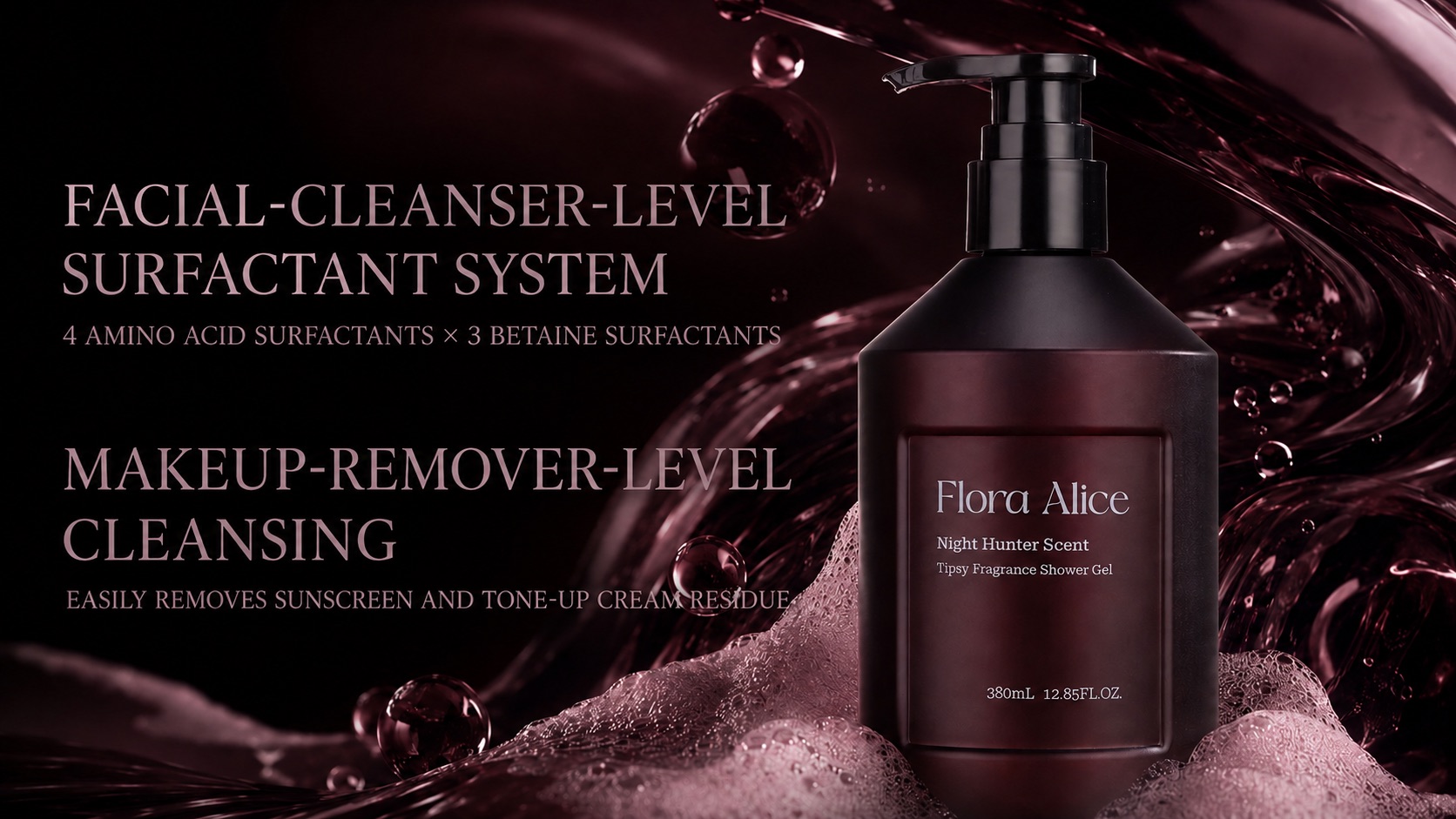 Tipsy Fragrance Shower Gel · Night Hunter · scent and care story 6