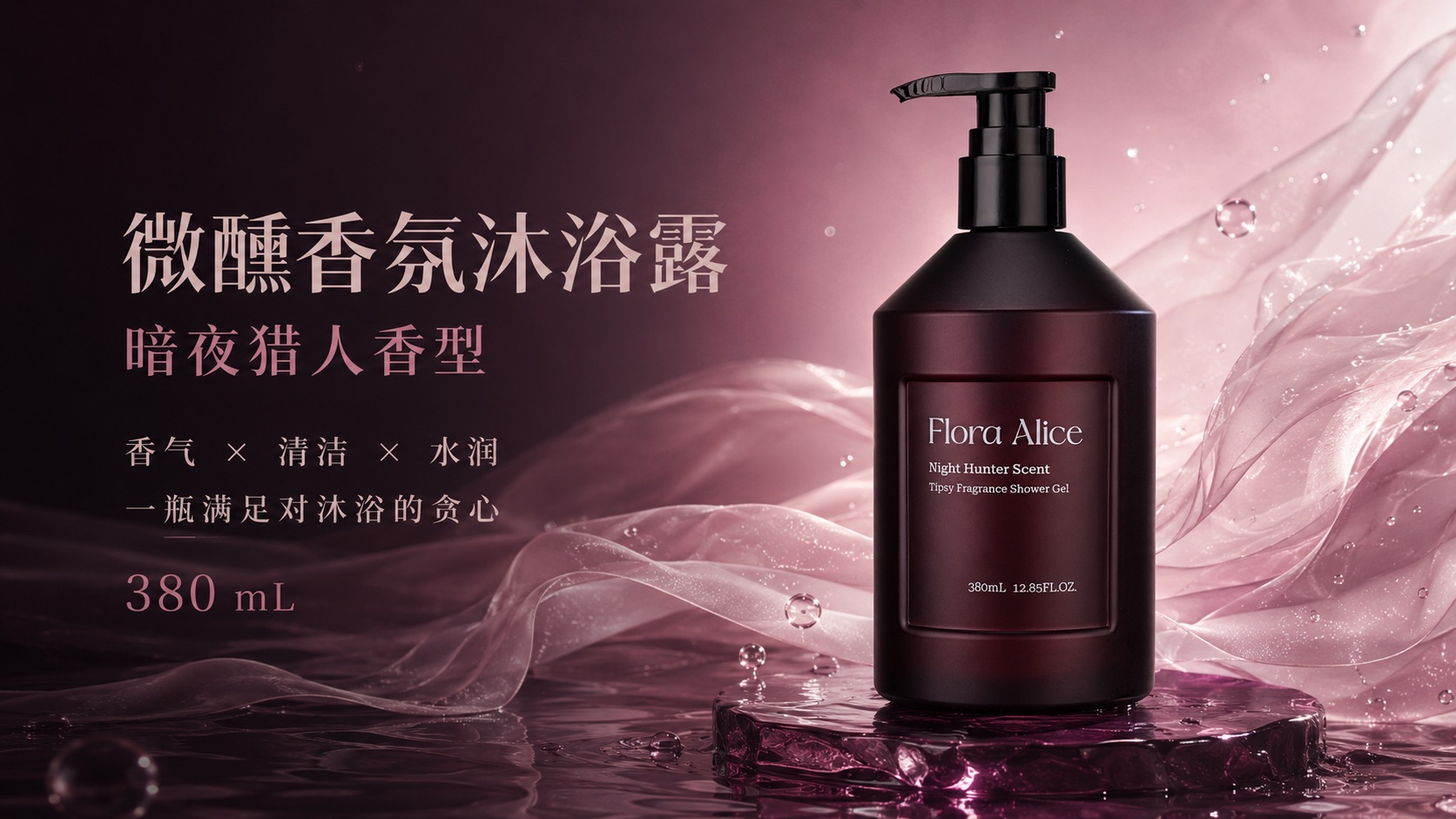 微醺香氛沐浴露（暗夜猎人香型） · 香气与护理体验 1