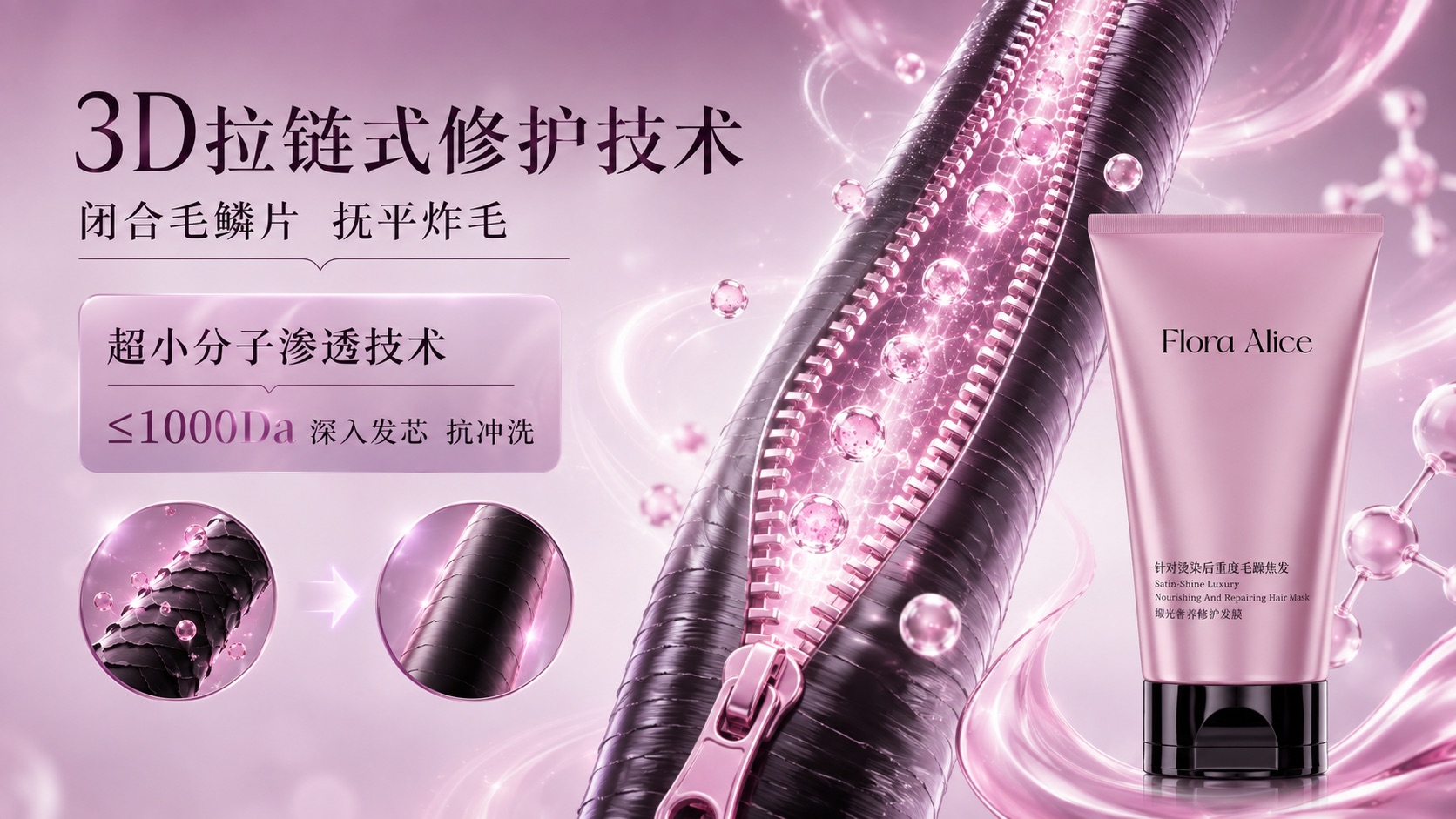 缎光奢养修护发膜 · 香气与护理体验 4