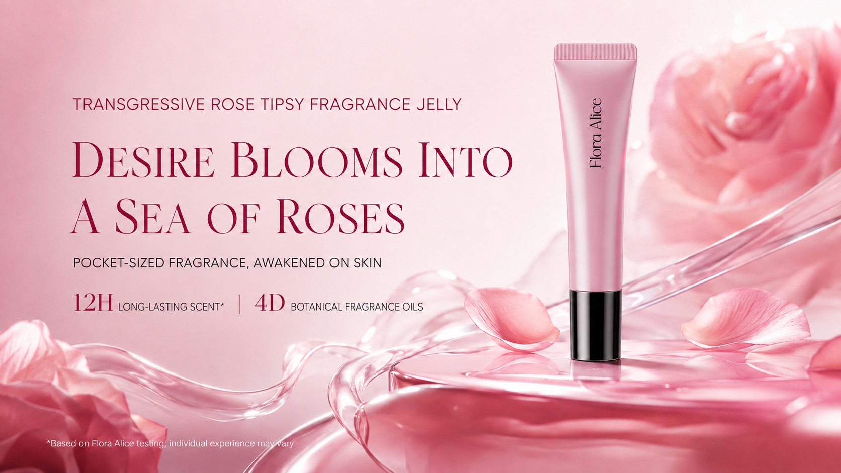 Transgressive Rose Fragrance Jelly · scent and care story 1