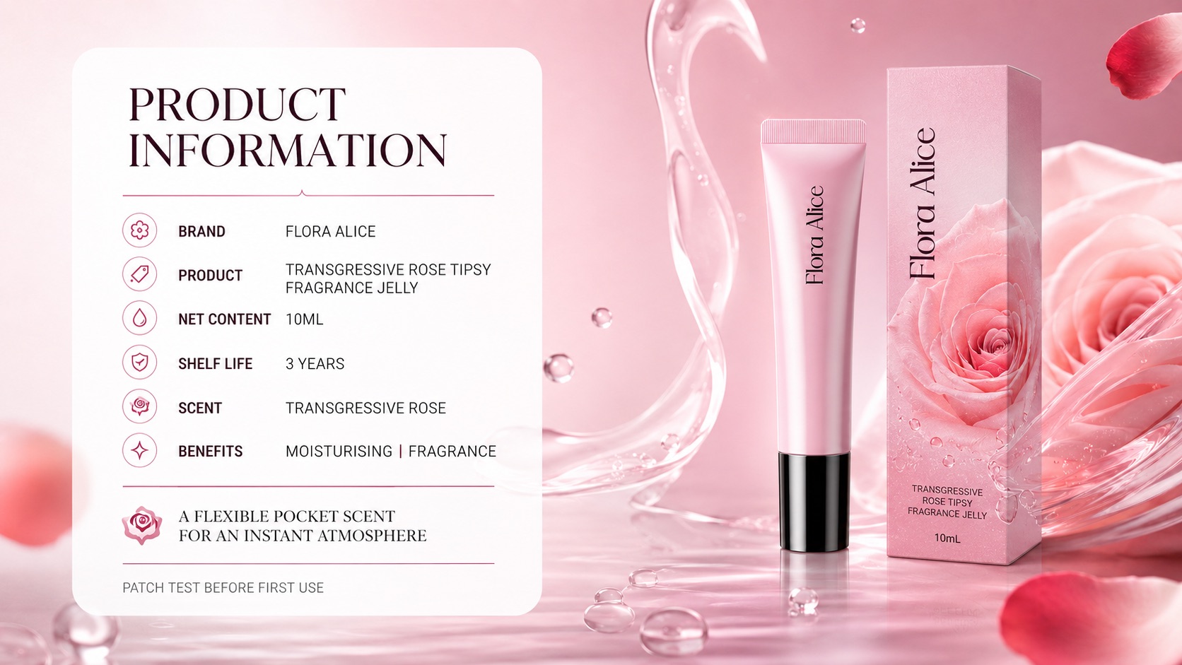 Transgressive Rose Fragrance Jelly · scent and care story 10
