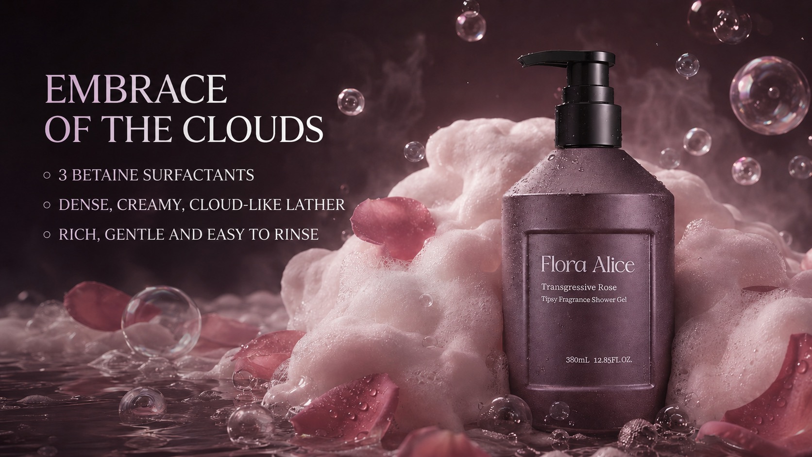 Tipsy Fragrance Shower Gel · Transgressive Rose · scent and care story 5