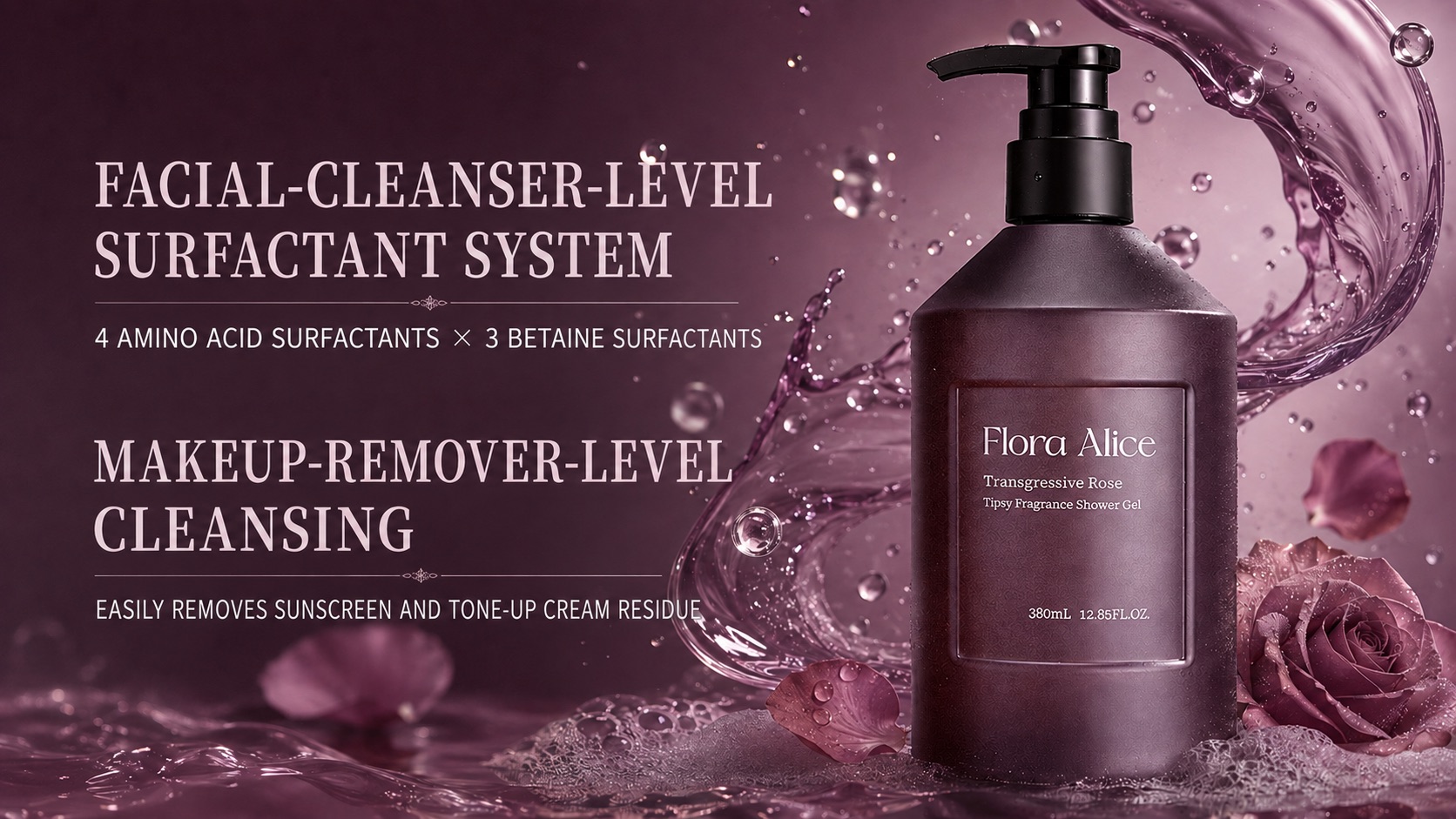 Tipsy Fragrance Shower Gel · Transgressive Rose · scent and care story 6