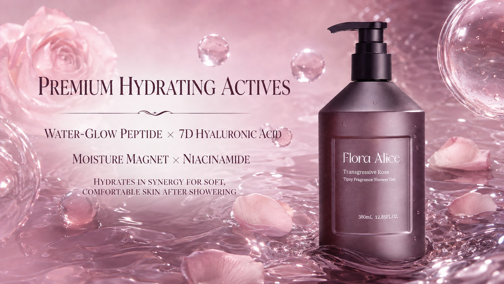 Tipsy Fragrance Shower Gel · Transgressive Rose · scent and care story 7