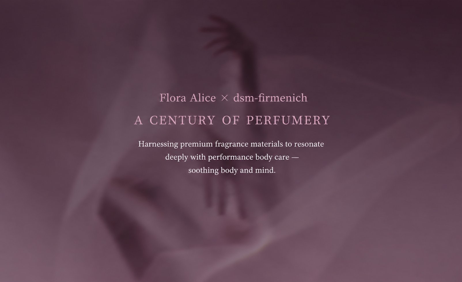 Fine fragrance resonating with considered care